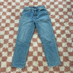 BDG Slim Straight Raw Hem Jeans NWOT